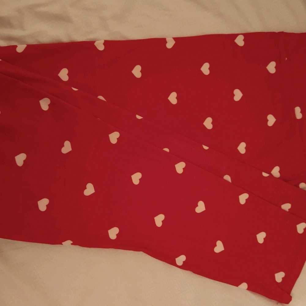 Set of two TC lularoe Valentine leggings